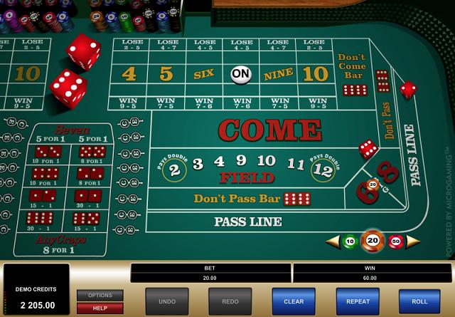online craps